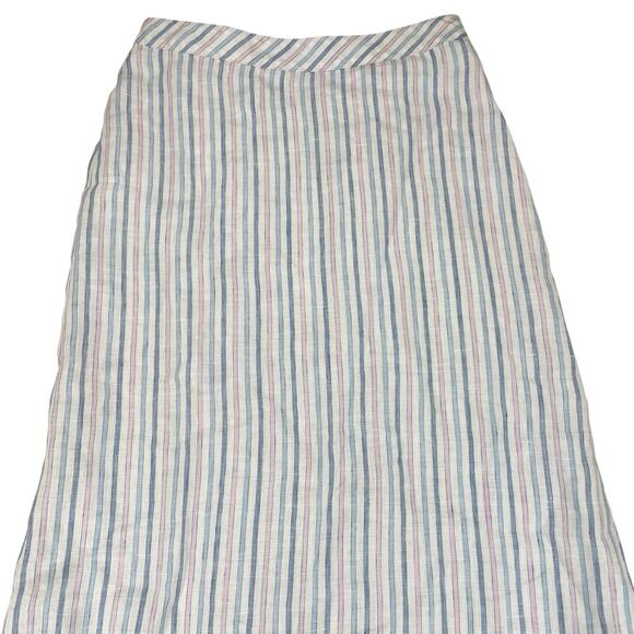 Island Company Oceano Linen Maxi Skirt in Junkanoo Womens Sz XS Boho Casual - Picture 2 of 12